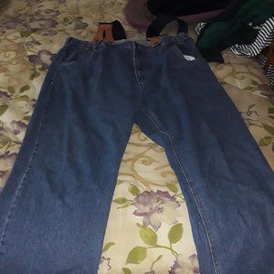 Mens Trailblazer jeans w/Duluth suspenders sz.42